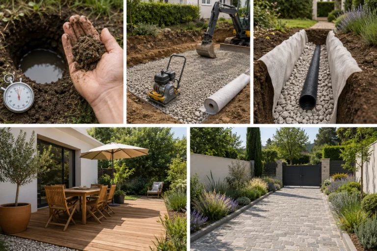 Aménagement extérieur maison durable