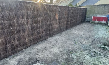 Cloture en paillasse