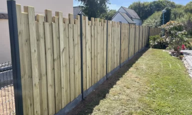Clôture en bois à Vannes