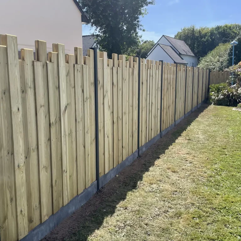 Clôture en bois à Vannes